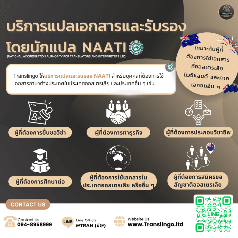 Six audiences who need NAATI translation: visa, business, profession, study, citizenship, AU residency